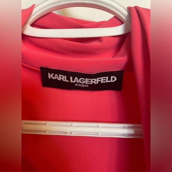 Karl Lagerfeld Women's Pink sleeveless blouse (m) - Picture 4 of 6